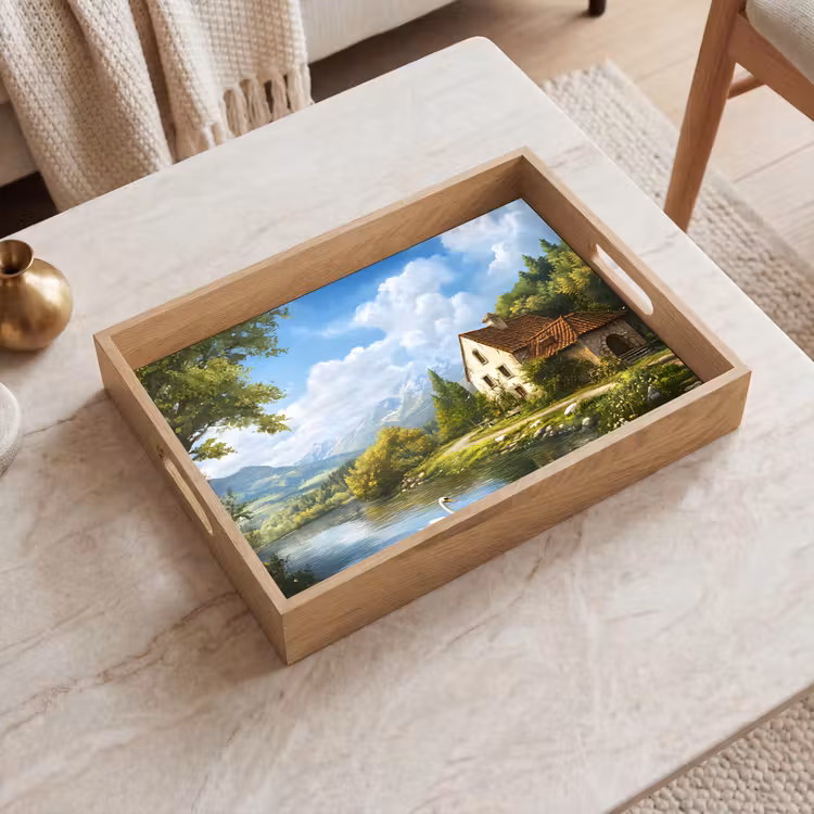 Tray - Swan - Trees - Rest — 2