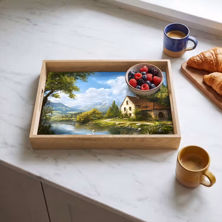 Tray - Swan - Trees - Rest — 3