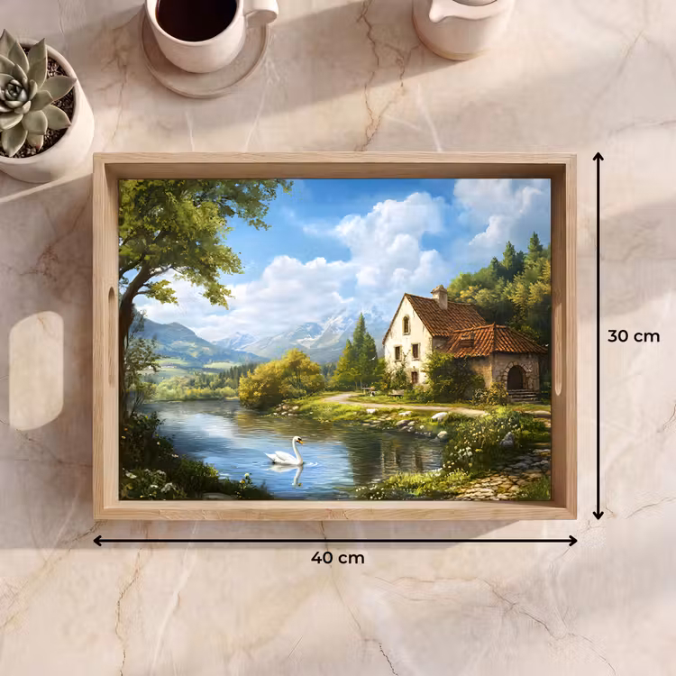 Tray - Swan - Trees - Rest — 8