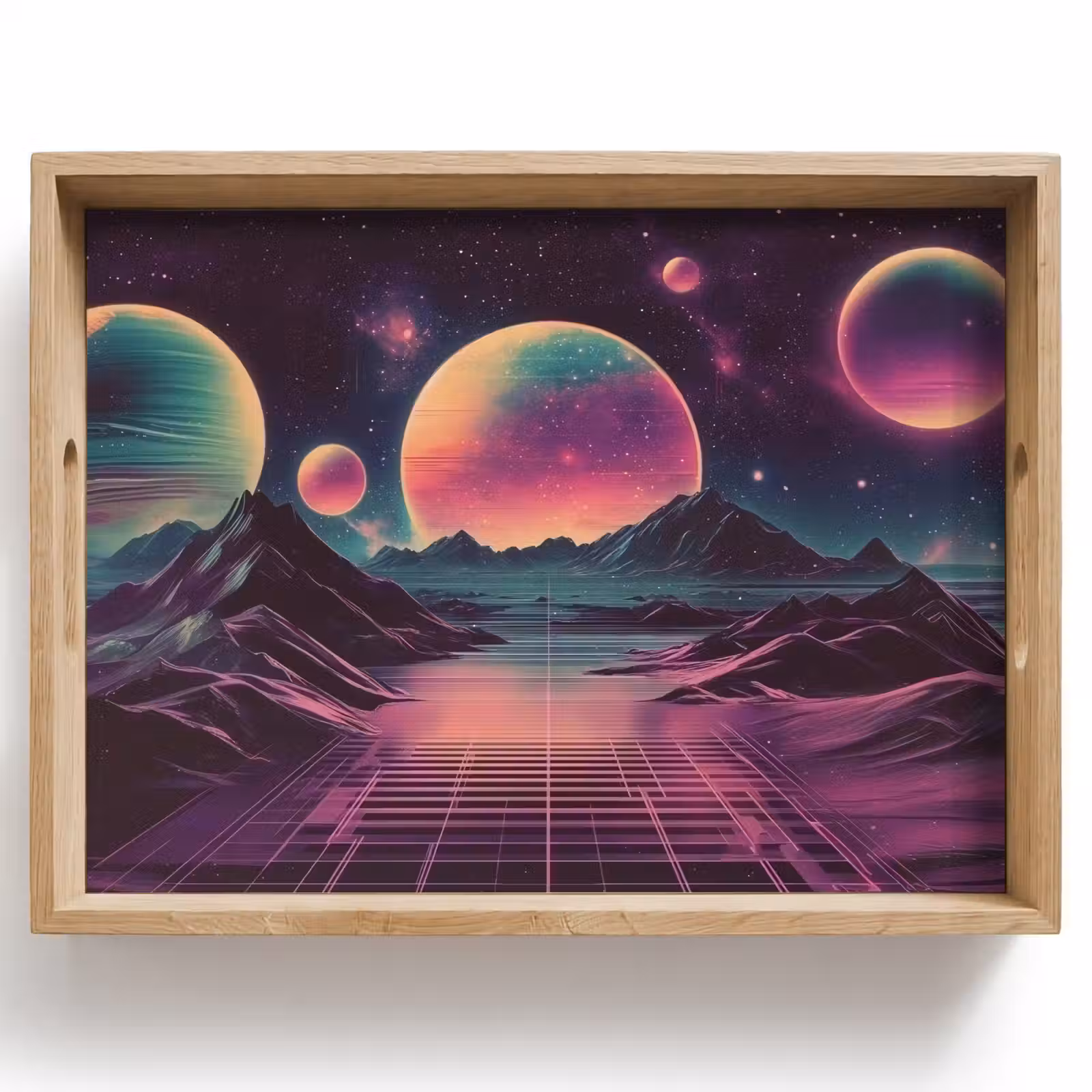 Tray - Landscape - Planets - Horizon - Purple — 1