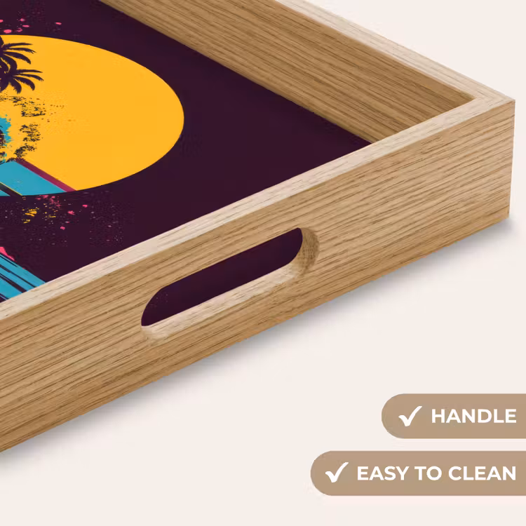 Tray - Gulf - Colorful - Sun - Palm trees — 9
