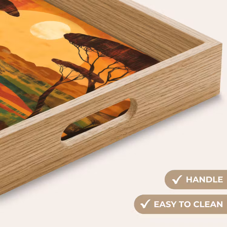Tray - Landscape - African - Sun — 9
