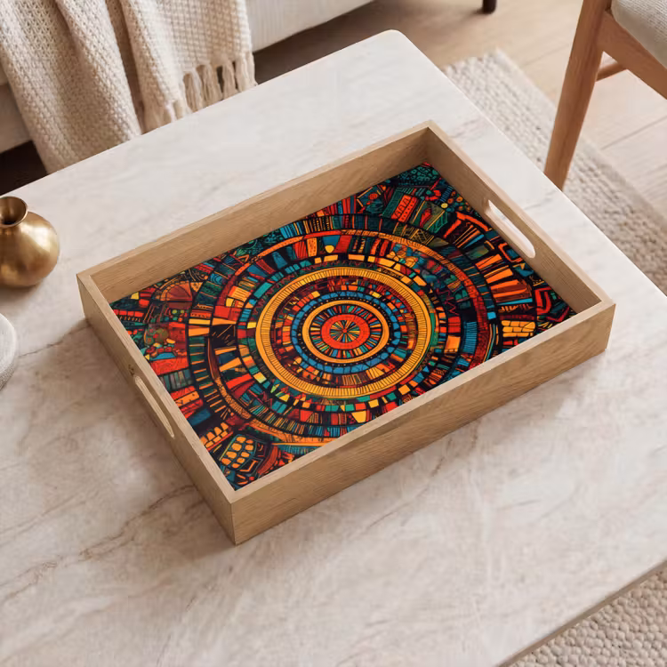 Tray - Mandala - Circles - Patterns — 2