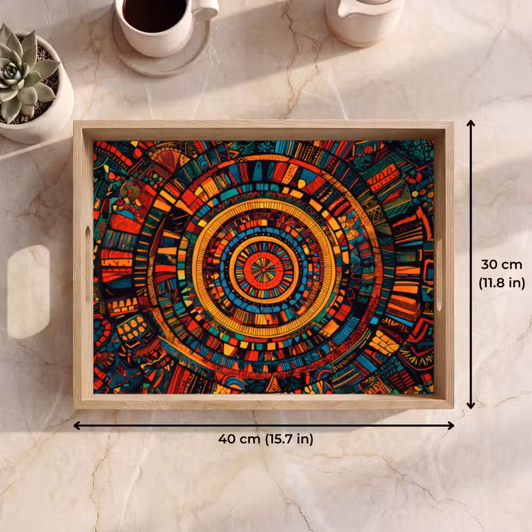 Tray - Mandala - Circles - Patterns — 7