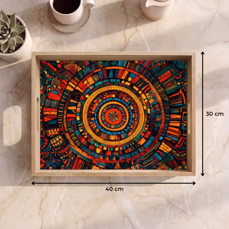 Tray - Mandala - Circles - Patterns — 8