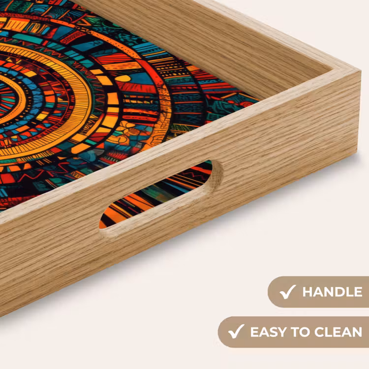 Tray - Mandala - Circles - Patterns — 9