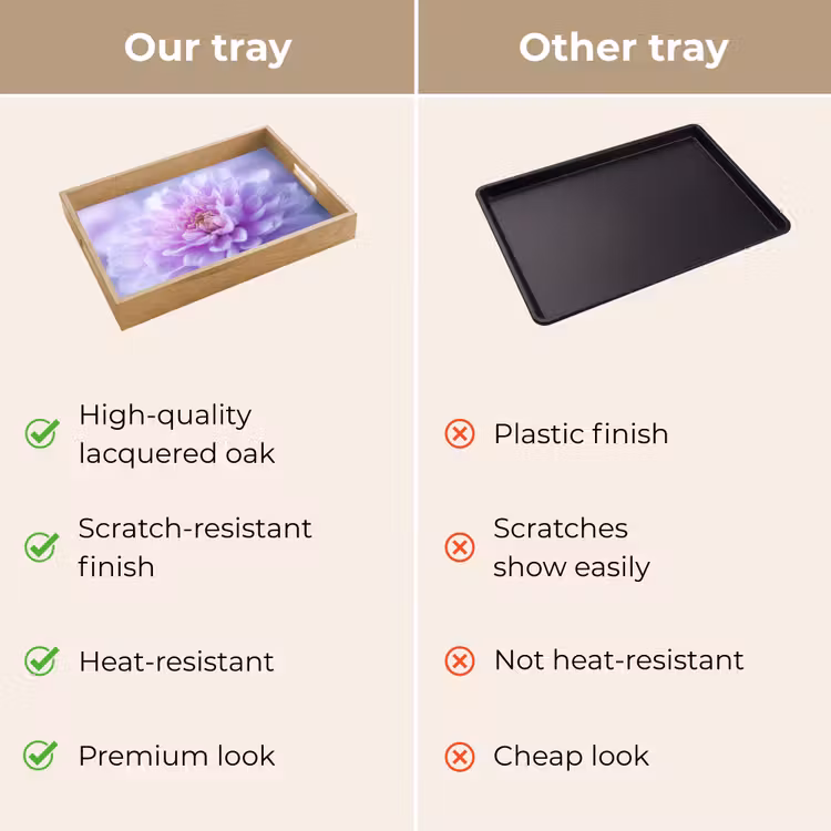 Tray - Purple - Dahlia - Dreamy — 10
