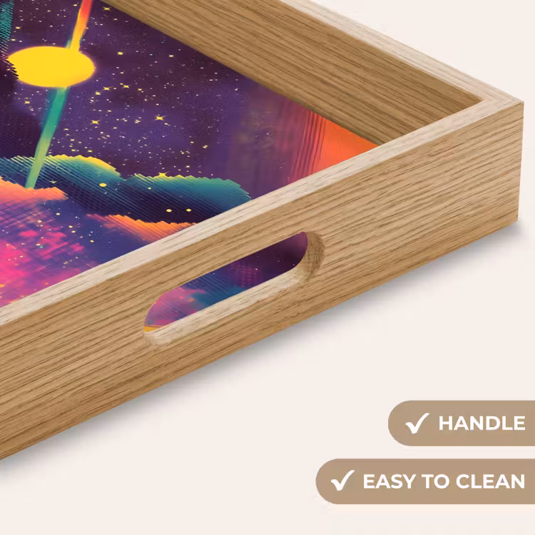 Tray - Stars - Mountains - Colorful — 9