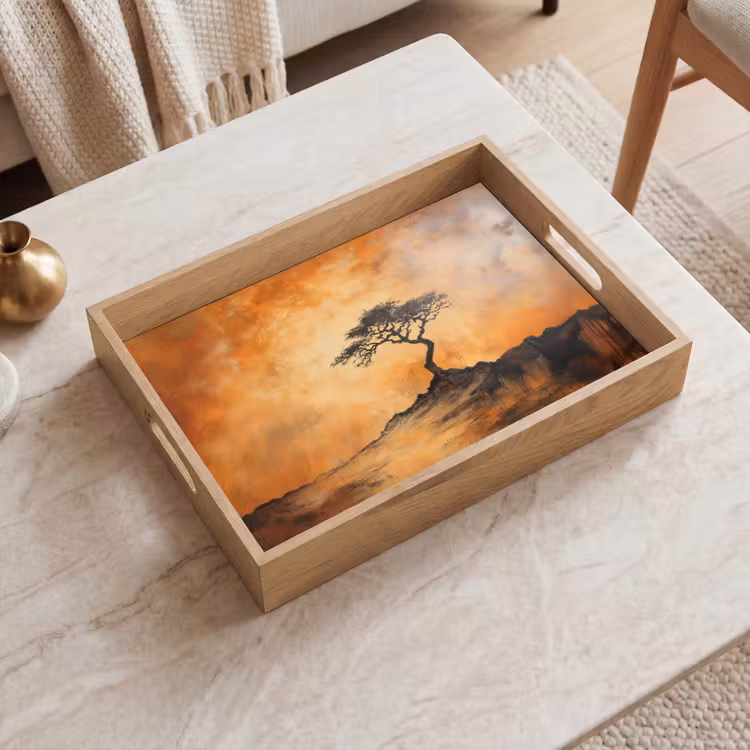 Tray - Tree - Landscape - Orange — 2