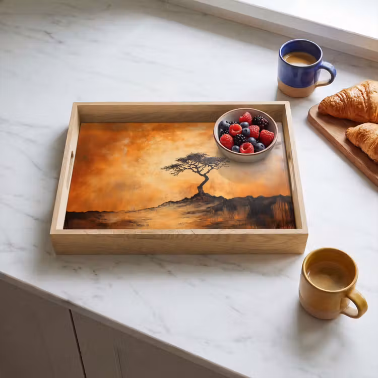 Tray - Tree - Landscape - Orange — 3