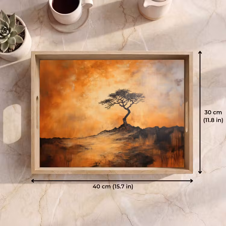 Tray - Tree - Landscape - Orange — 7