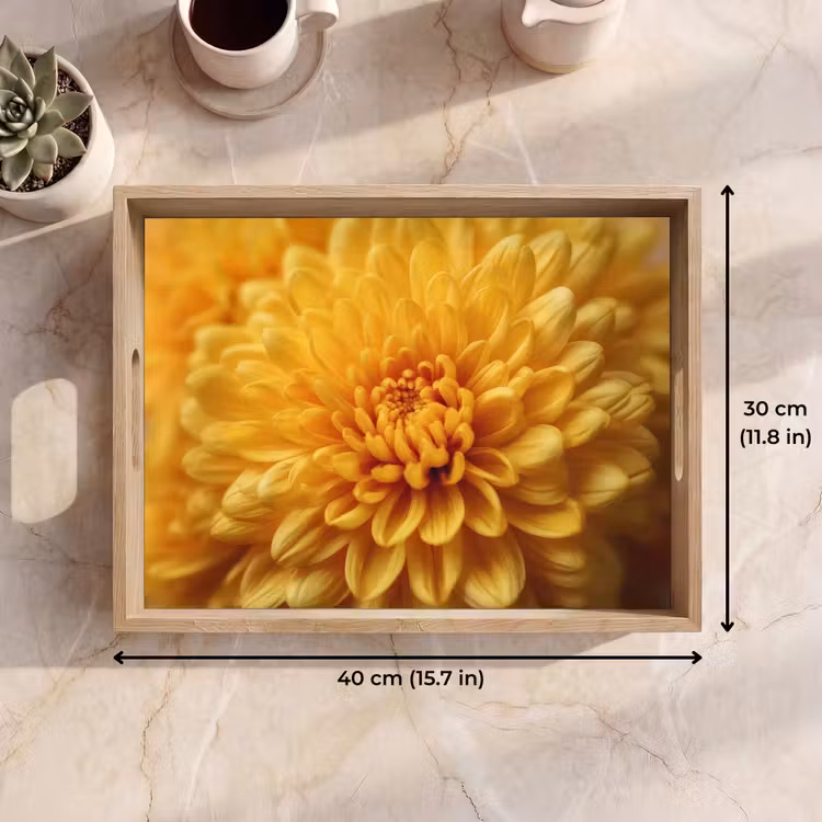 Tray - Yellow - Chrysanthemum - Softness — 7