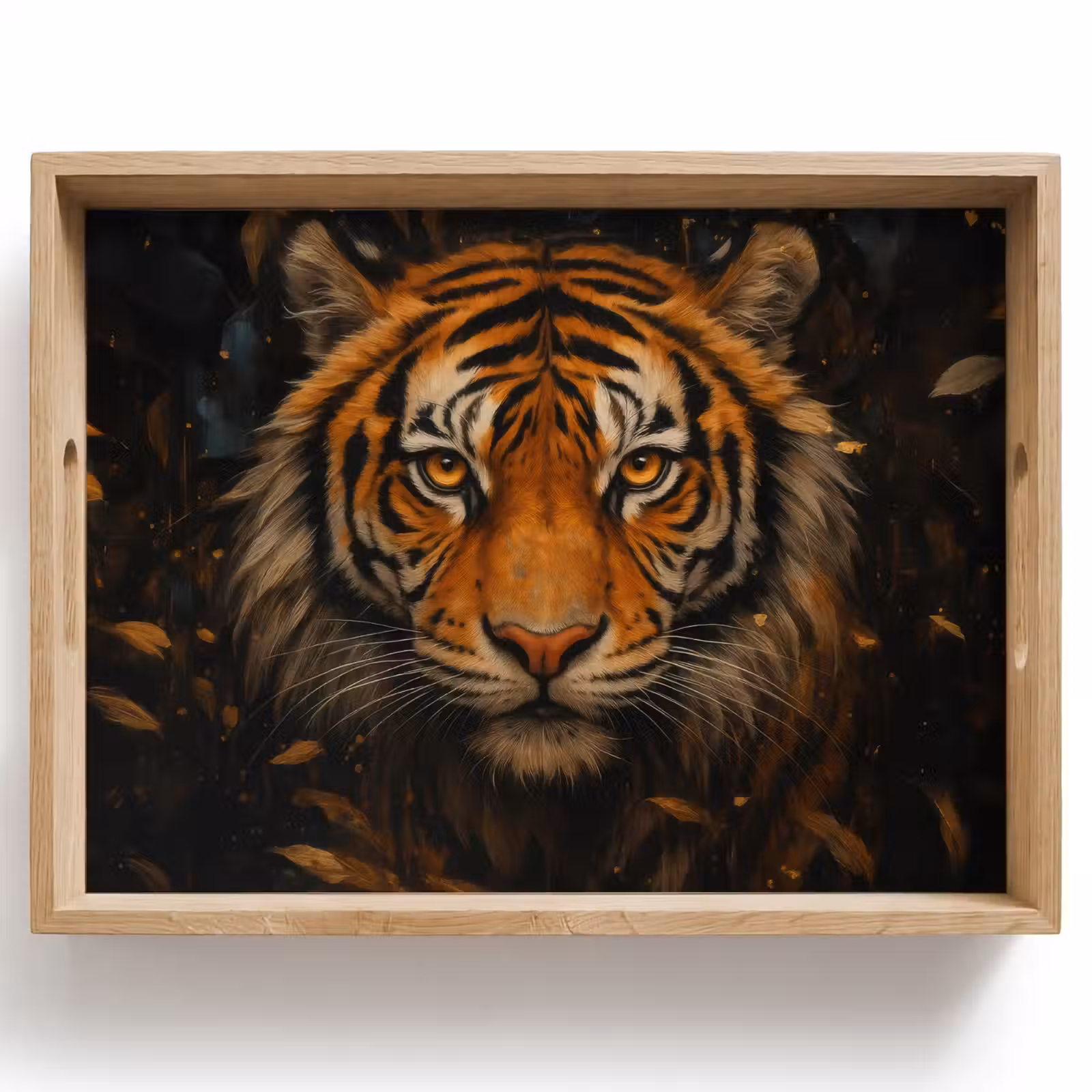 Tray - Leaves - Tiger - Orange — 1