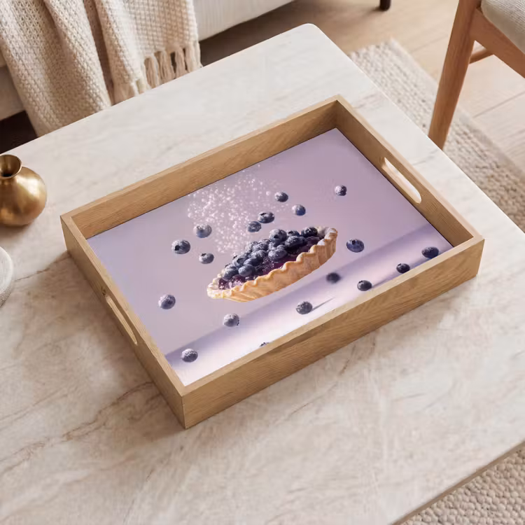 Tray - Food - Pie - Berries - Blue — 2