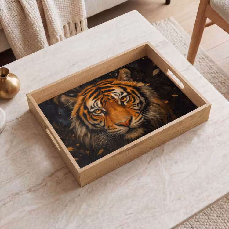 Tray - Leaves - Tiger - Orange — 2