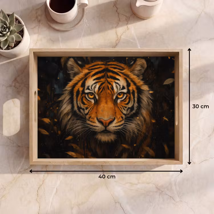 Tray - Leaves - Tiger - Orange — 8