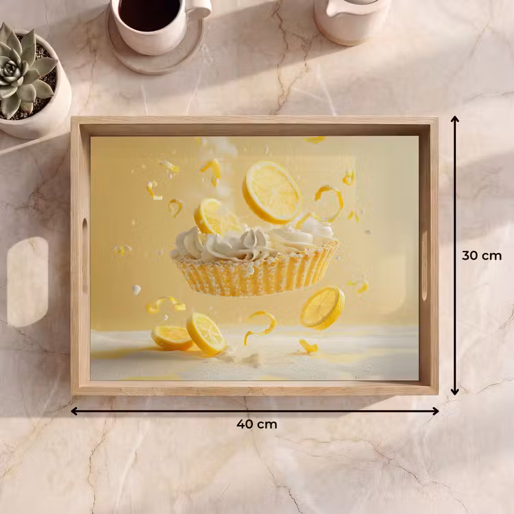 Tray - Lemon - Cake - Food - Yellow — 8