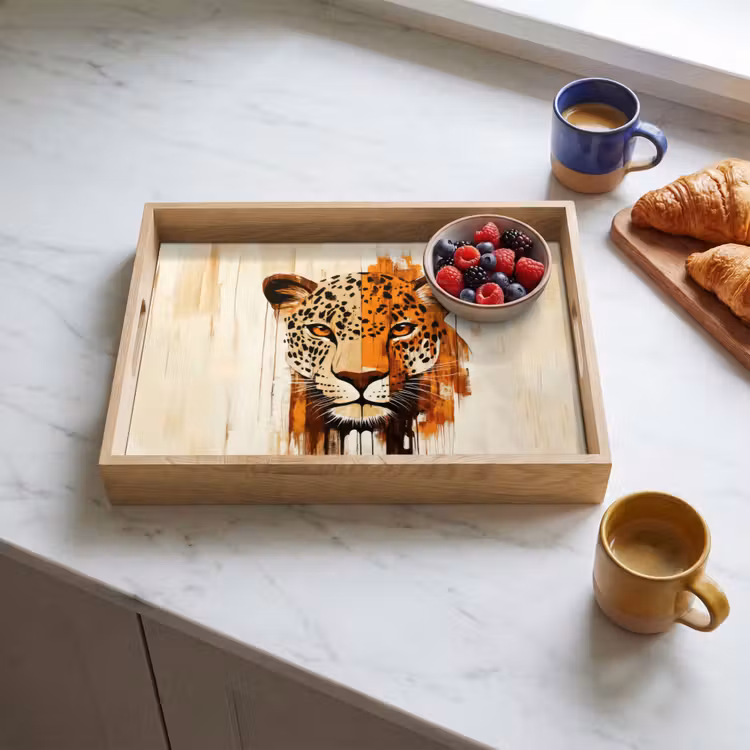 Tray - Leopard - Symmetrical - Stripes — 3