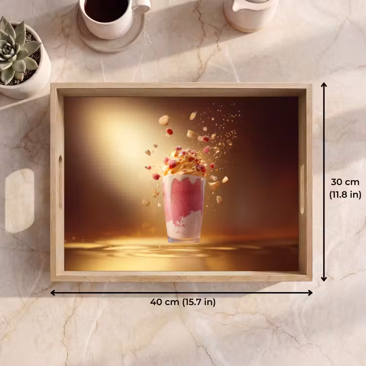 Tray - Raspberry - Smoothie - Drink - Pink — 7