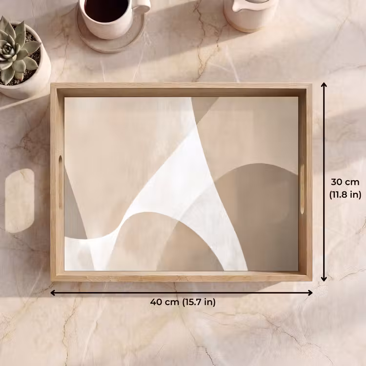 Tray - Smooth surfaces - Harmonious - Wavy — 7