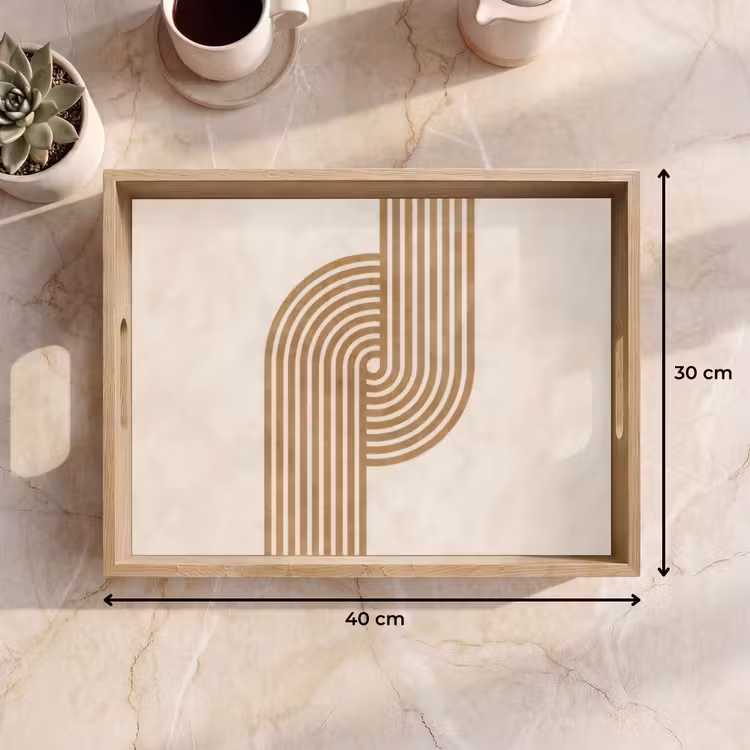 Tray - Symmetrical bend - Copper colored — 8