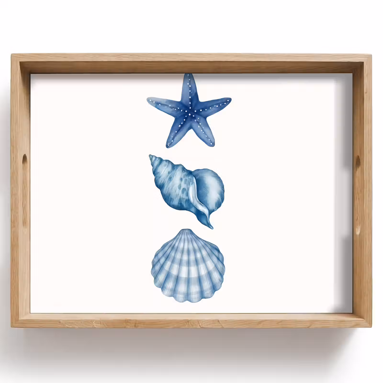 Tray - Starfish - Shells - Blue — 1