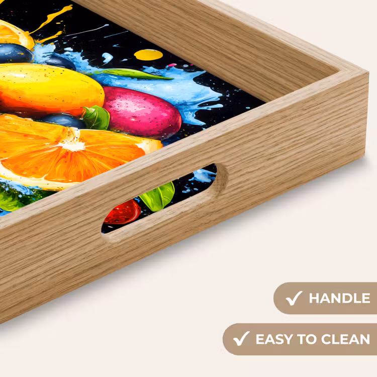 Tray - Fruit - Graffiti - Colorful - Orange - Strawberry - Abstract — 9
