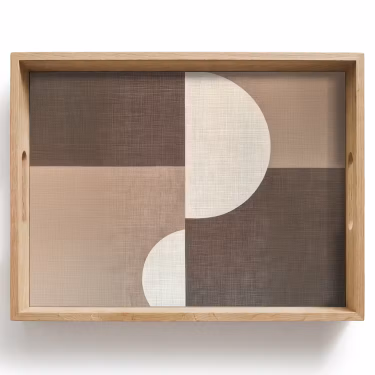 Tray - Grid - Semicircles - Contrast — 1