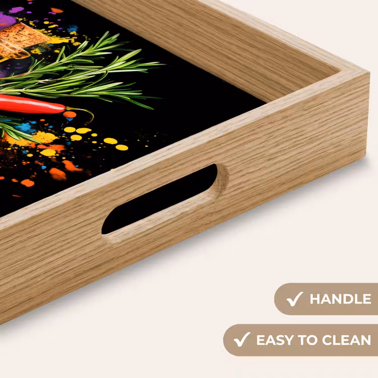 Tray - Olive oil - Graffiti - Pepper - Olives - Modern — 9