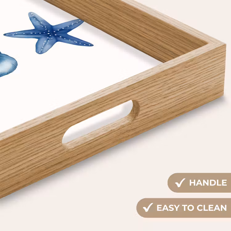 Tray - Starfish - Shells - Blue — 9
