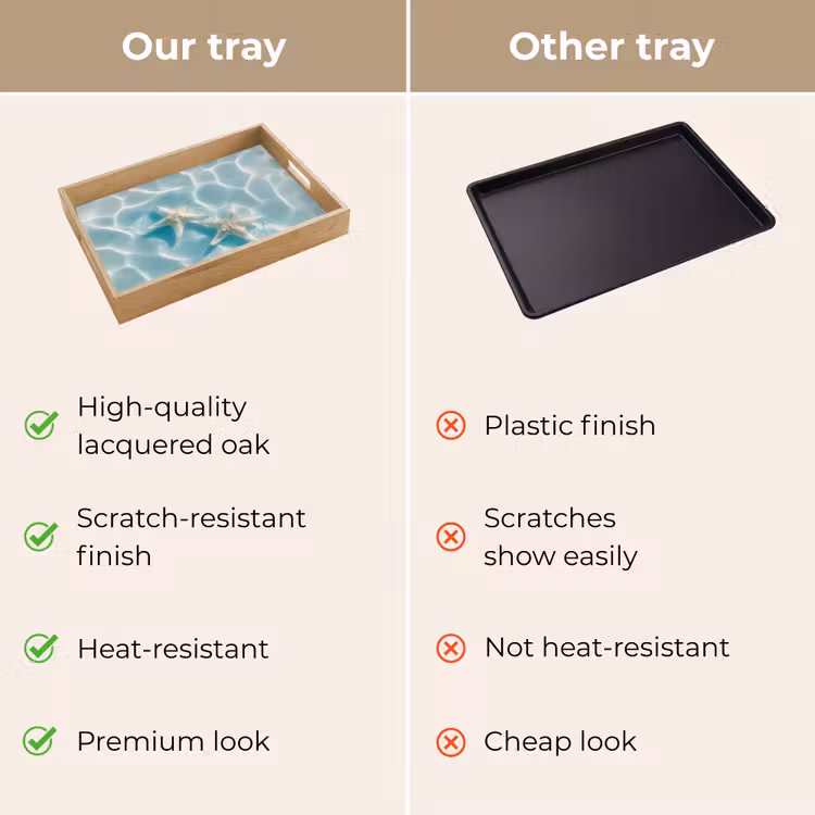 Tray - Starfish - Wavy water - Soothing — 10