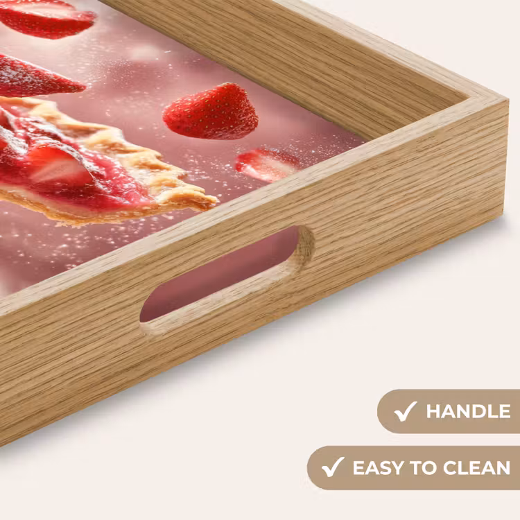 Tray - Strawberry - Cake - Food - Pink — 9
