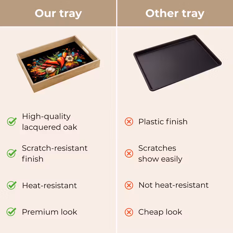 Tray - Vegetable - Pepper - Garlic - Graffiti - Paint - Colorful — 10