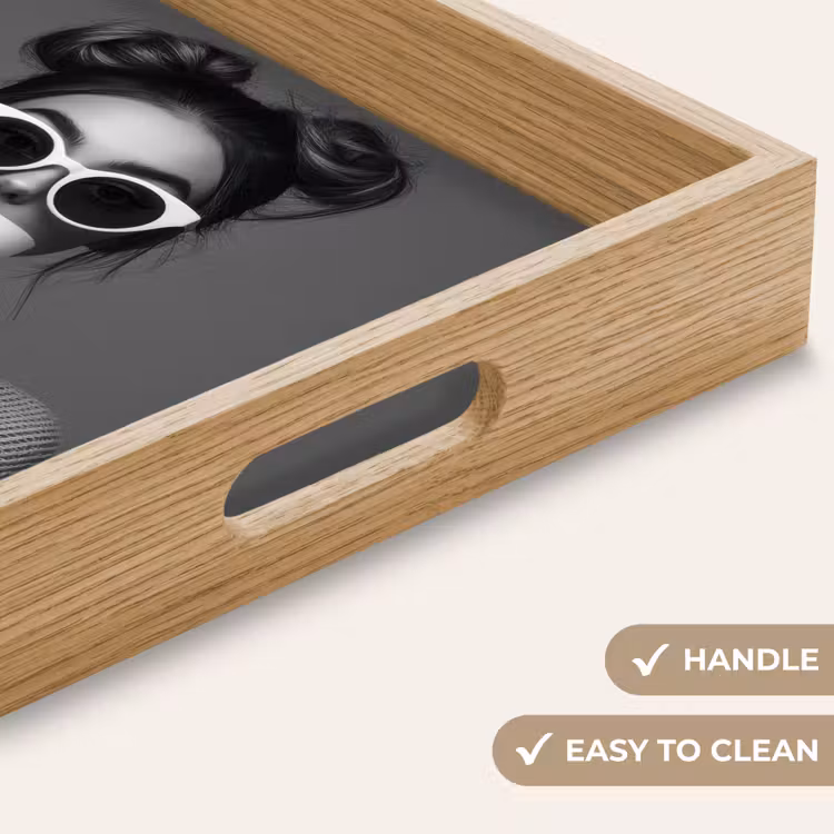 Tray - Woman - Coffee - Black - White — 9