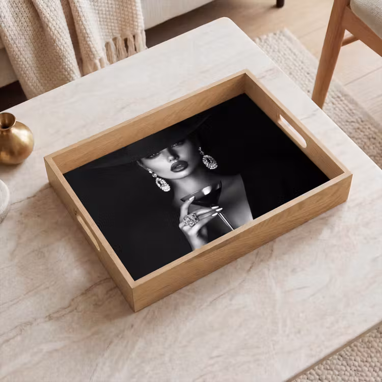 Tray - Woman - Cocktail - Chic — 2