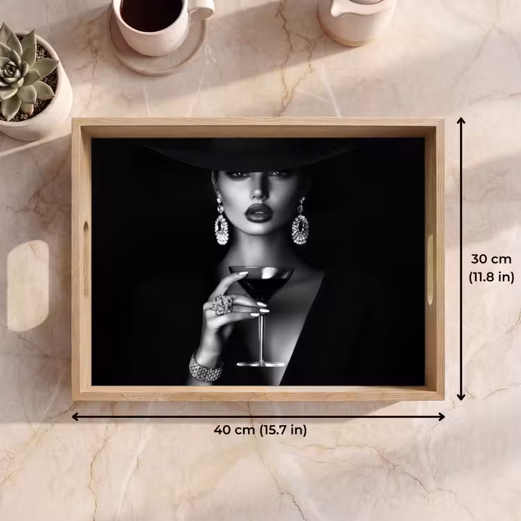 Tray - Woman - Cocktail - Chic — 7