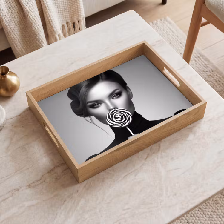 Tray - Woman - Lolly - Black — 2