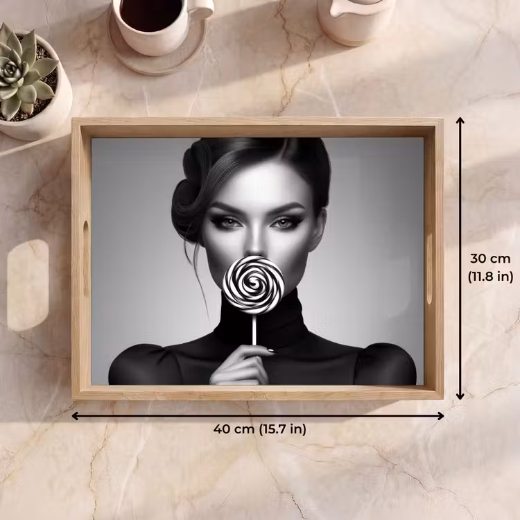 Tray - Woman - Lolly - Black — 7