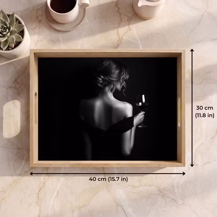 Tray - Woman - Wine - Dress — 7