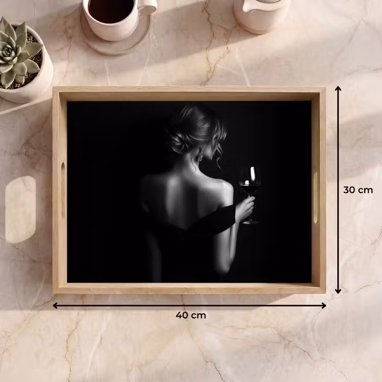 Tray - Woman - Wine - Dress — 8
