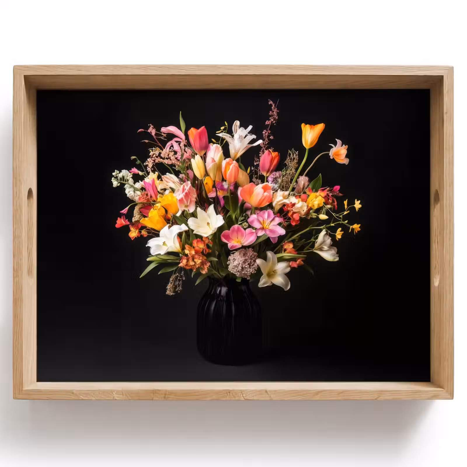 Tray - Vase - Flowers - Tulips — 1