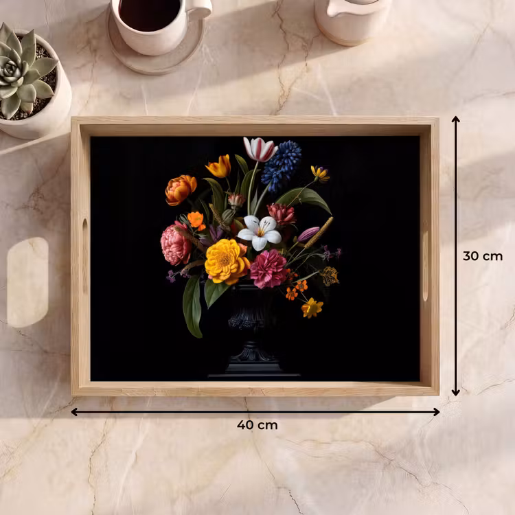 Tray - Spring - Flowers - Classic - Vase — 8