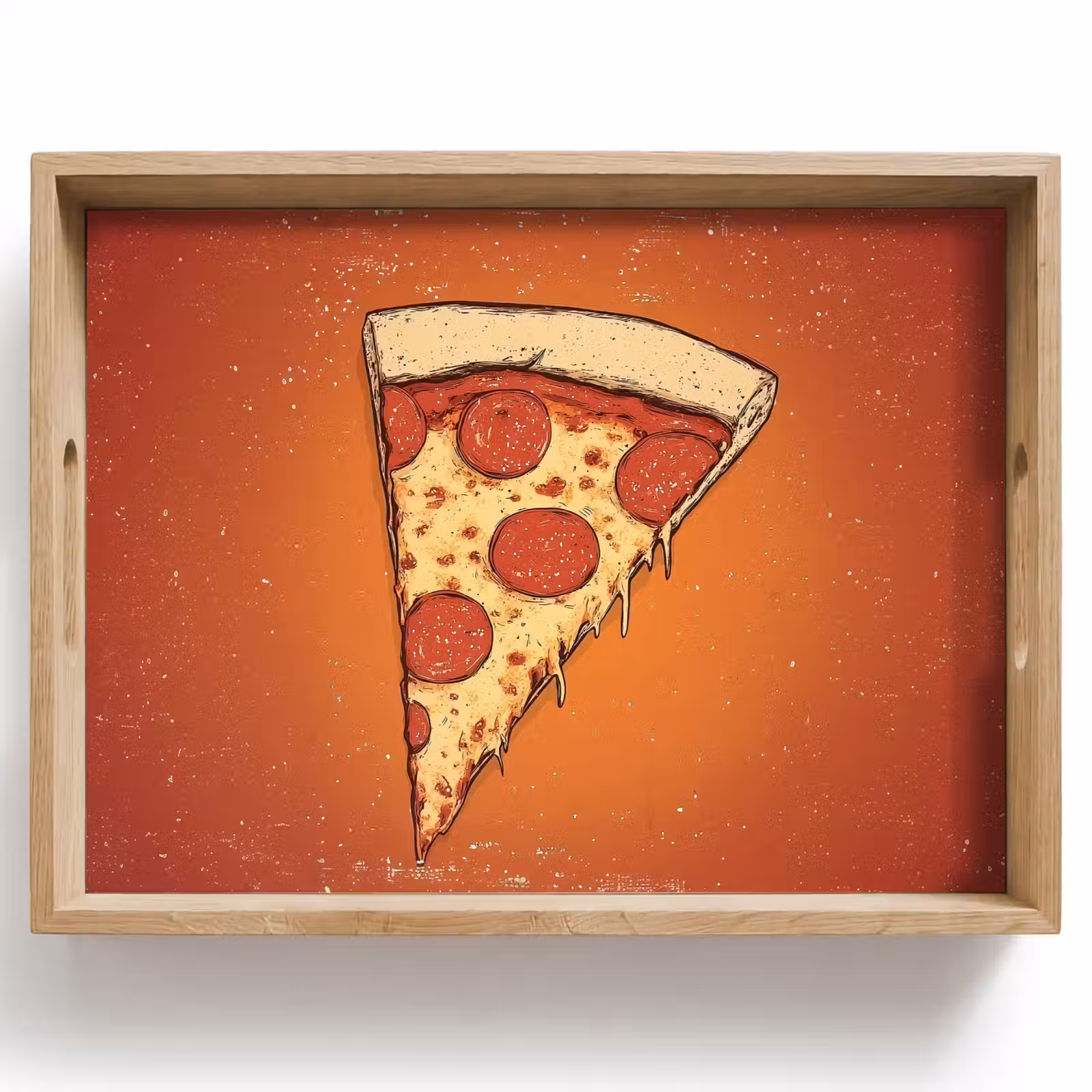 Tray - Pizza - Cheese - Red - Pepperoni — 1