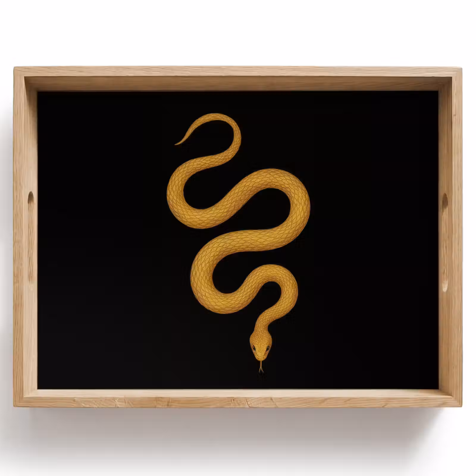 Tray - Snake - Minimalist - Gold — 1