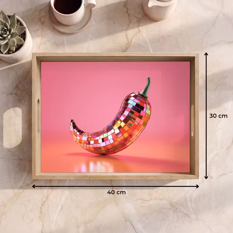 Tray - Pepper - Disco - Red - Glitter — 8