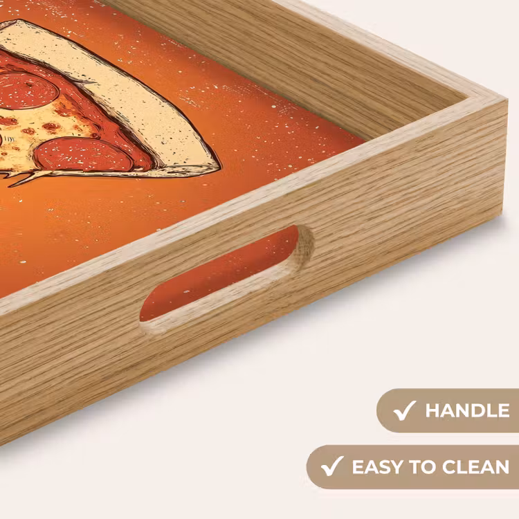 Tray - Pizza - Cheese - Red - Pepperoni — 9