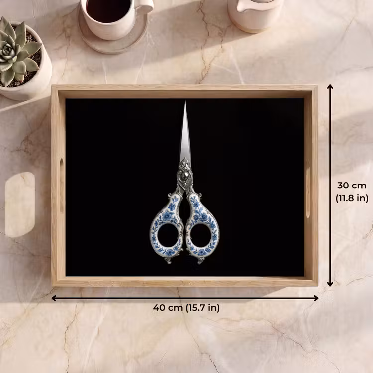 Tray - Scissors - Delft blue - Black — 7