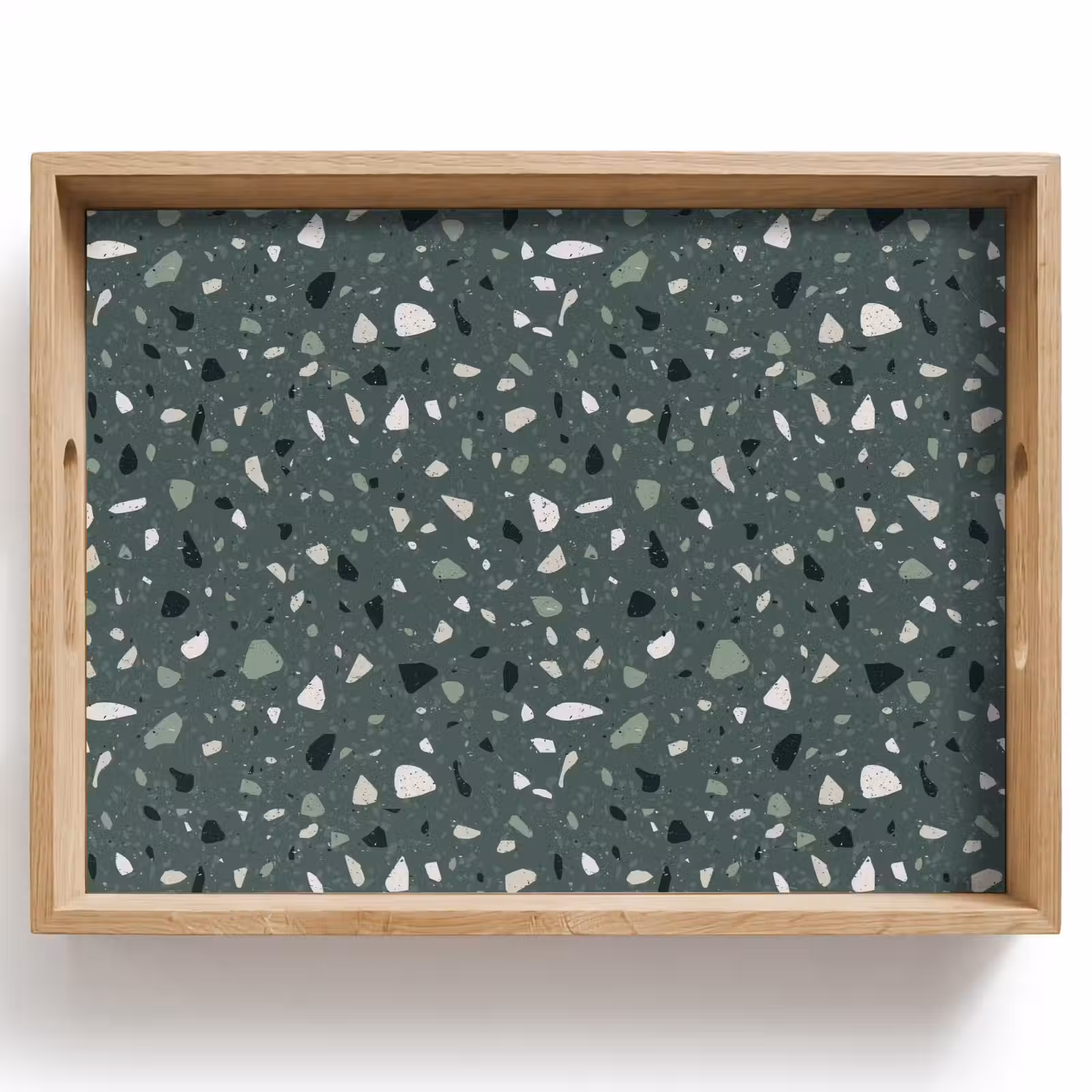 Tray - Terrazzo - Pattern - Colorful - Green — 1