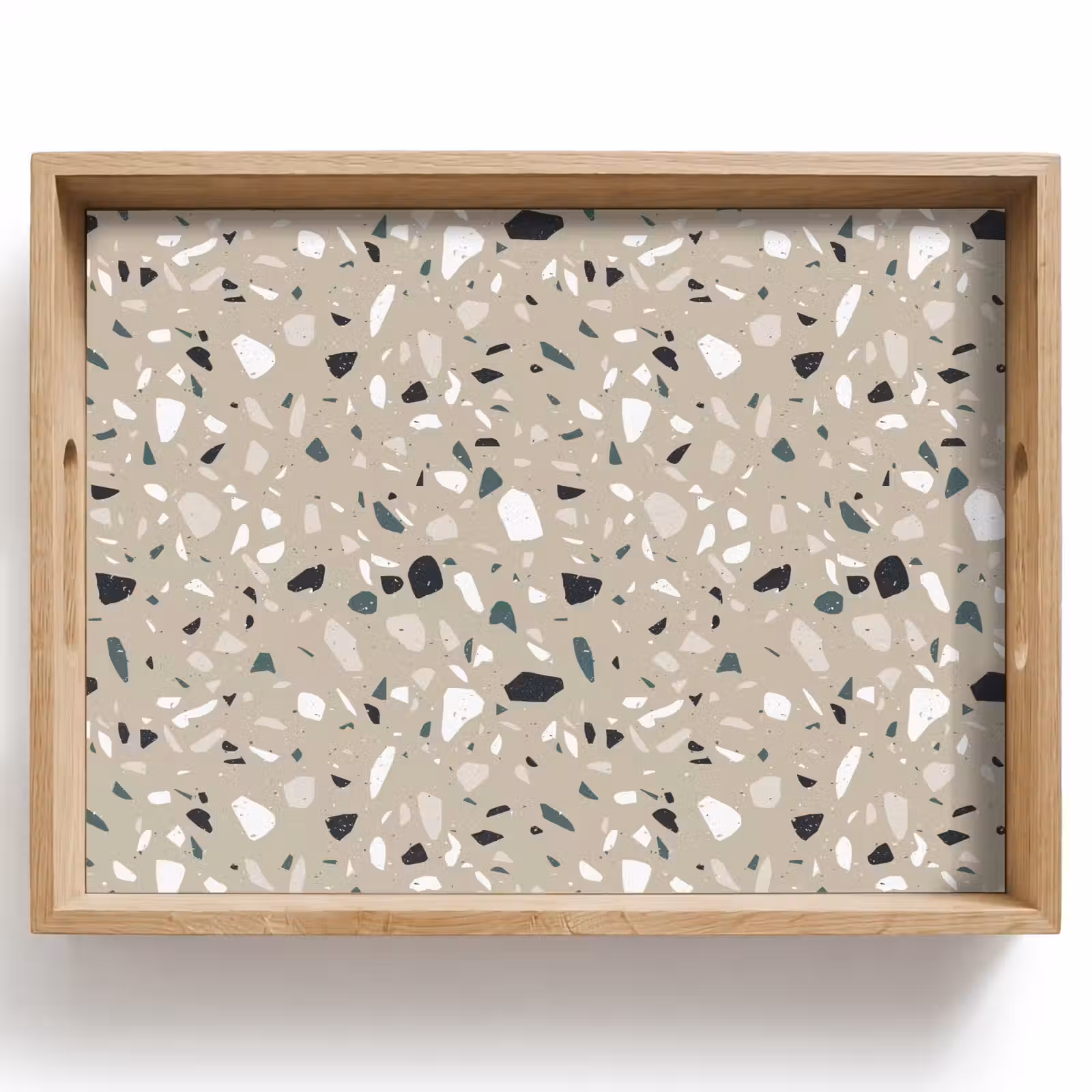 Tray - Terrazzo - Pattern - Green — 1