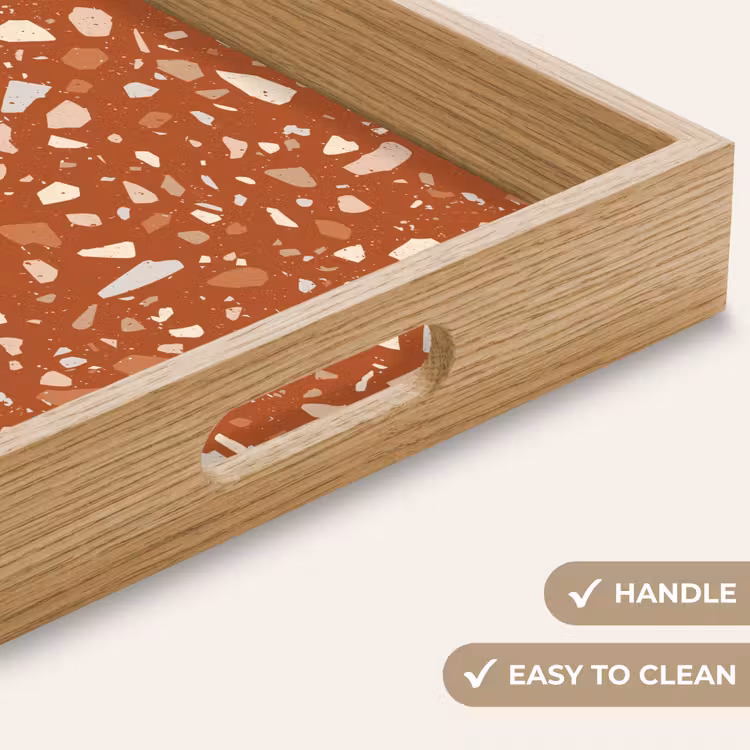 Tray - Terrazzo - Pattern - Clay — 9